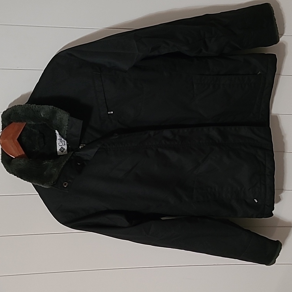 Columbia Jacket Coat Womens Size Small Black Winter Fall Gorpcore